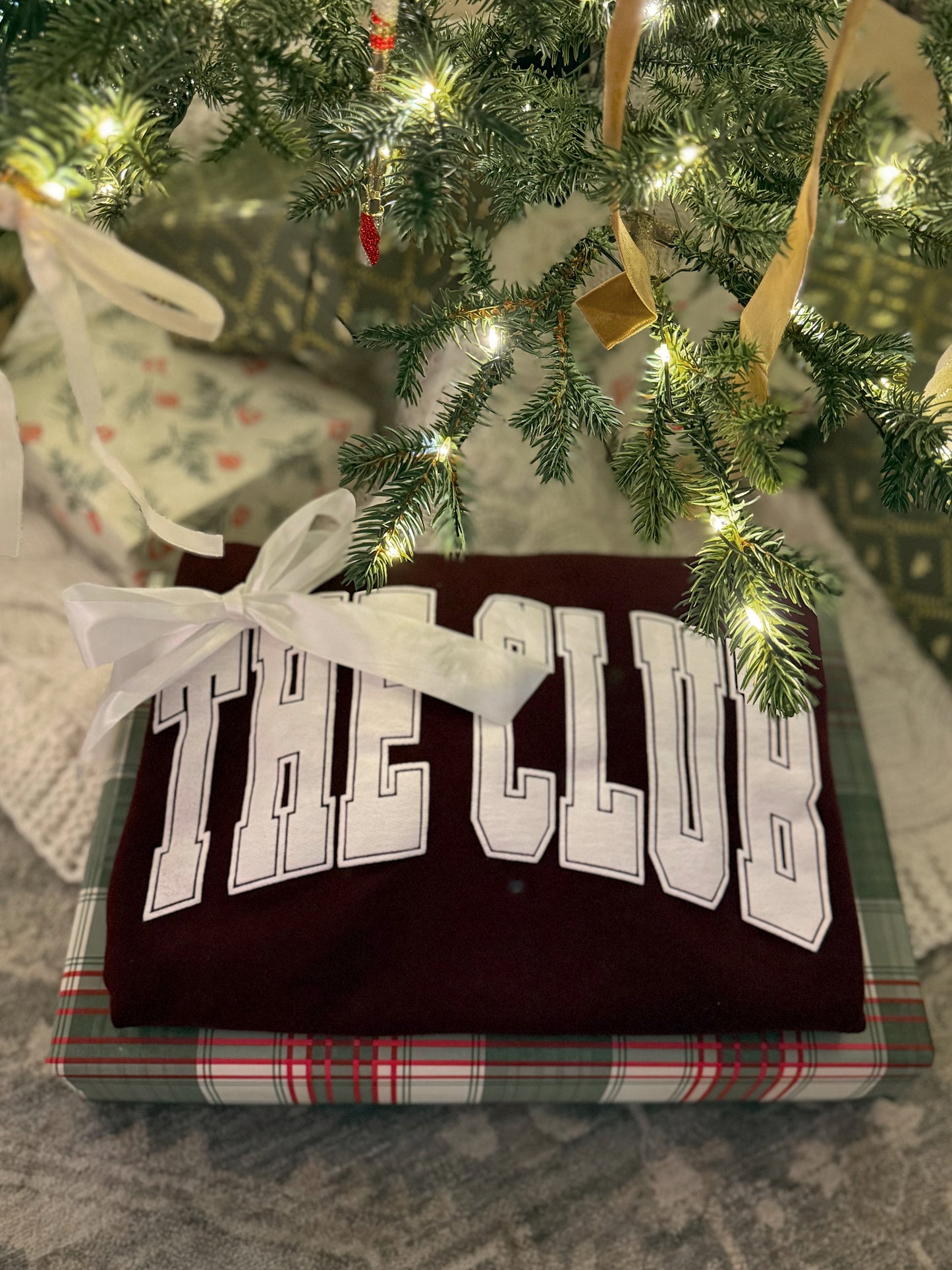 THE CLUB Crewneck Burgundy